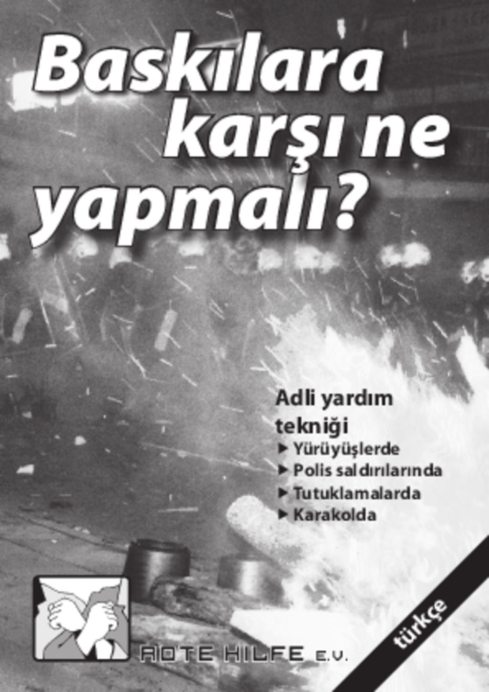 Vorschaubild: Broschüre "Was tun wenn's brennt?!" (türkisch)